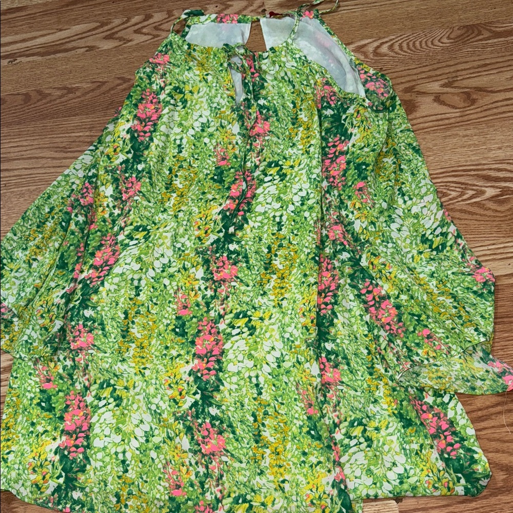 Floral Halter Dress
